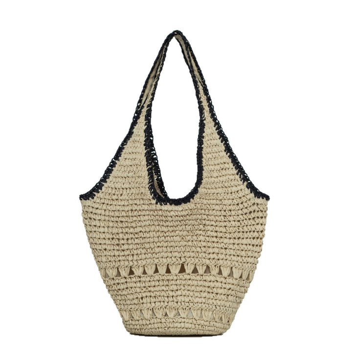 Handcrafted straw bag with sophisticated design Kalsten