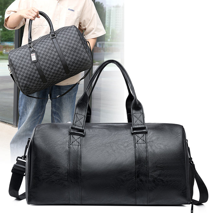 Stylish Checkerboard Travel Duffel Bag Kalsten