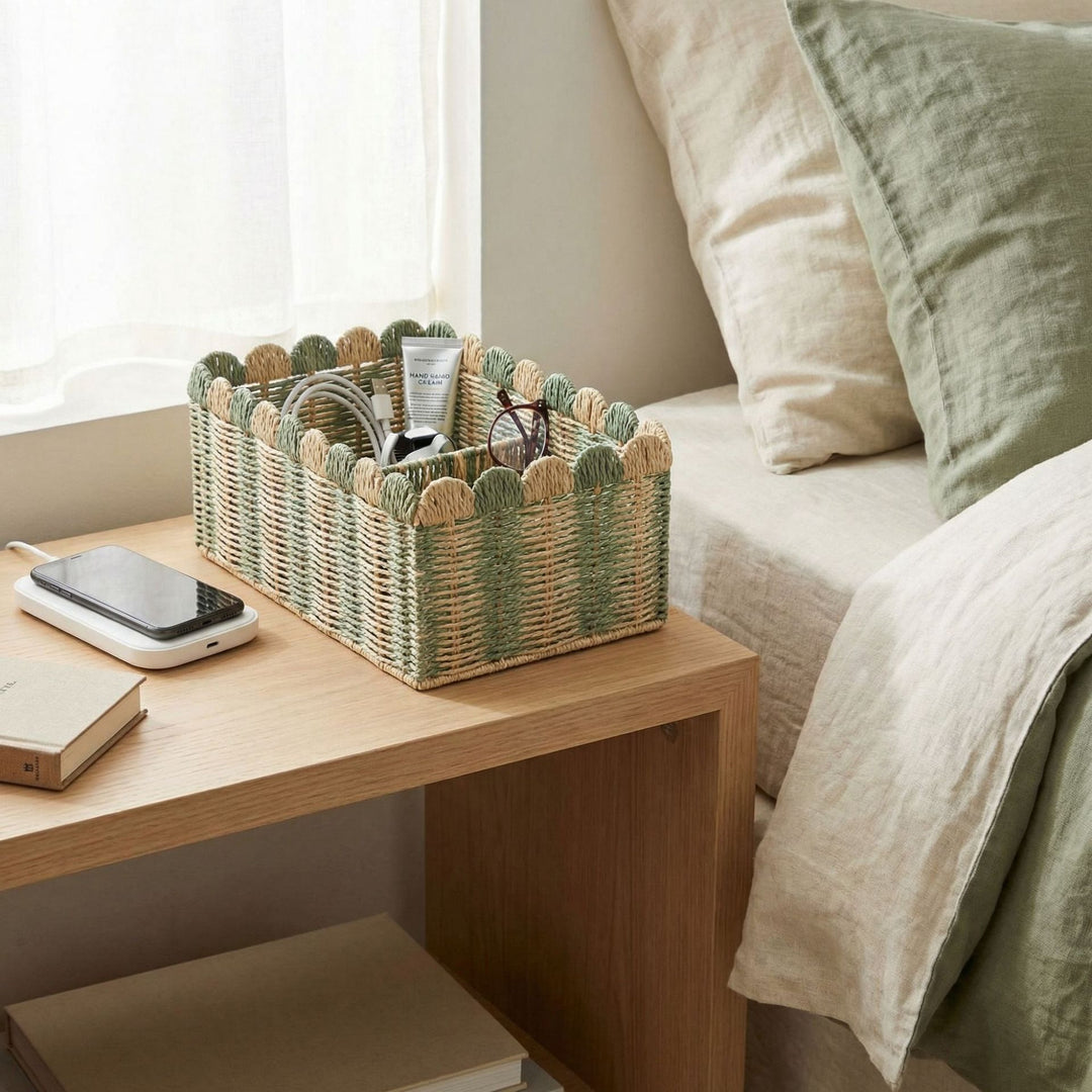 Storage basket in classic design Kalsten