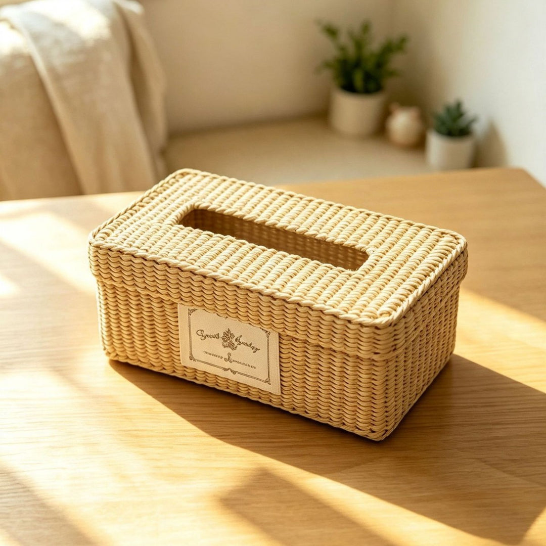 Natural Fiber Decorative Storage Box Kalsten