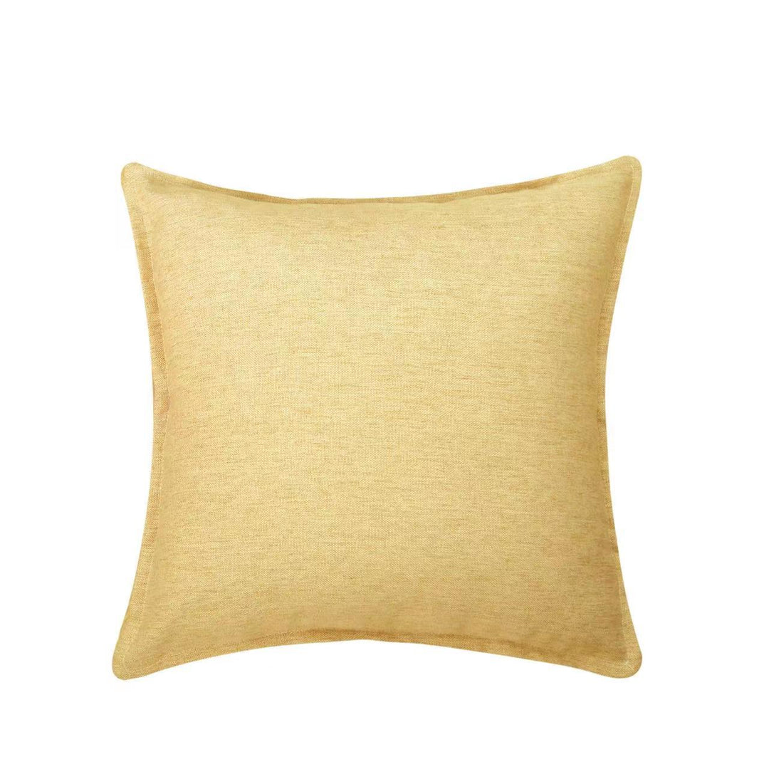 Decorative Linen Throw Pillow Cover with Piped Edge