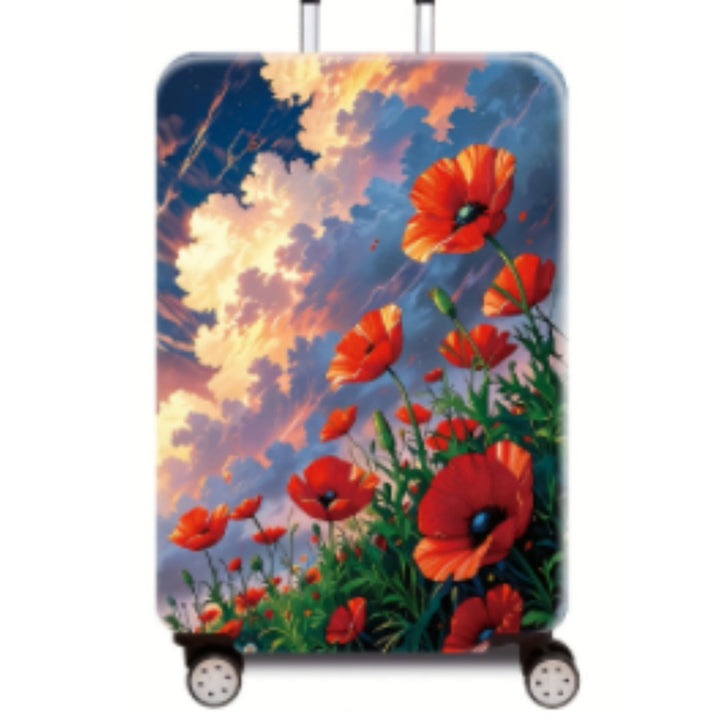 Women's Hard Shell Luggage with Enchanting Landscape Design Kalsten