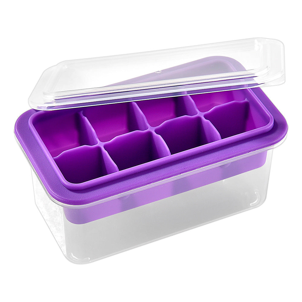 Silicone Ice Cube Tray with Practical Lid Kalsten