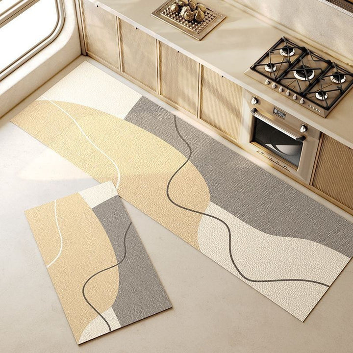 Modern Geometric Kitchen Runner Mat