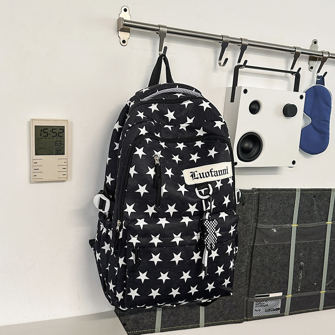 Casual Star-Patterned Backpack Kalsten 1791205638