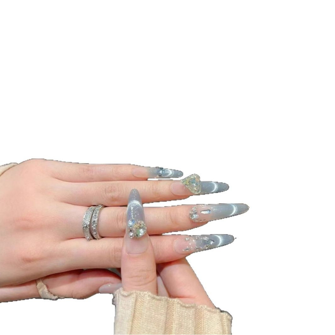 Decorative Long Stiletto Nail Set