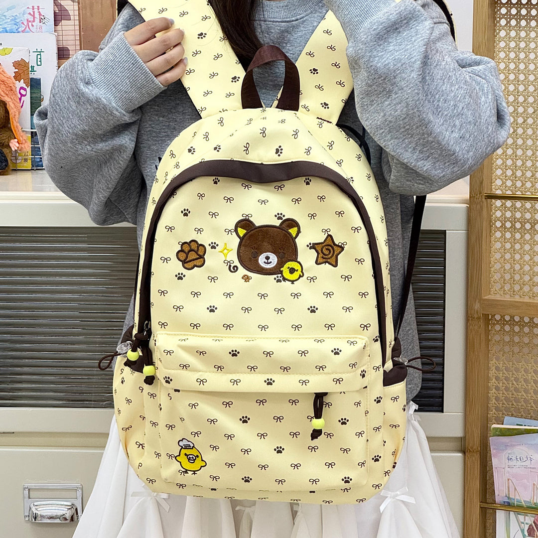 Cute Illustrated Animal-Themed Backpack Kalsten