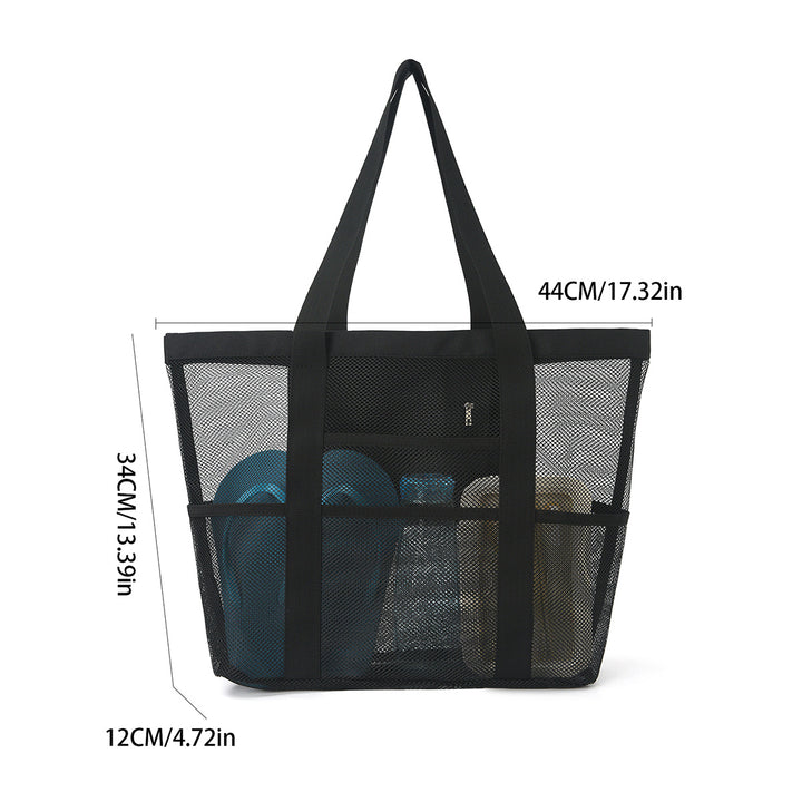 Spacious mesh beach bag Kalsten