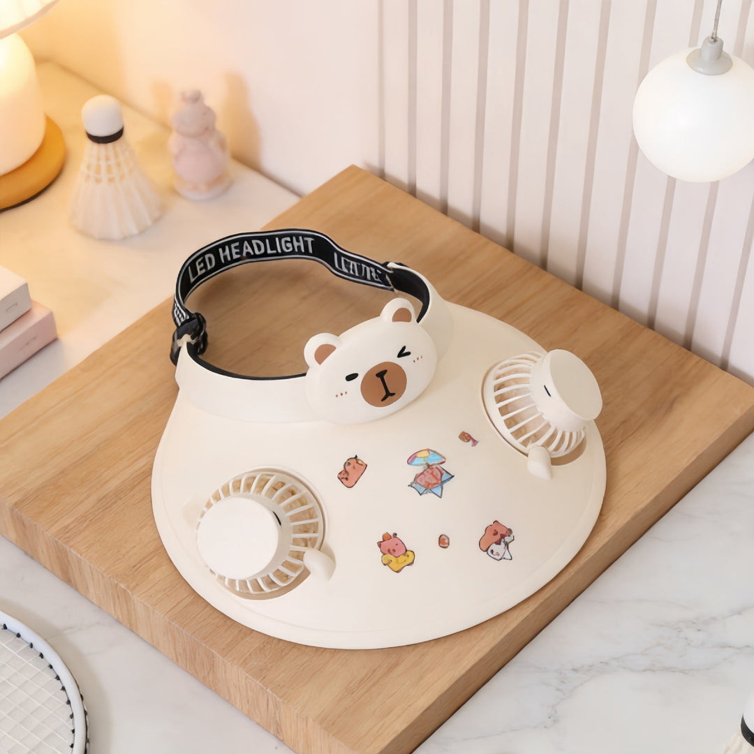 Women's Portable Handheld Fan with Animal Panda Design Kalsten