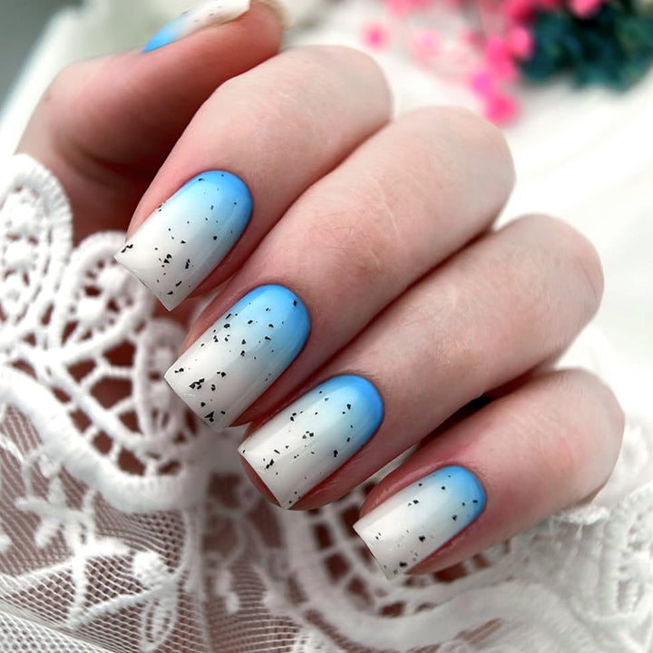 Gradient Gel Nail Art Extensions Kalsten