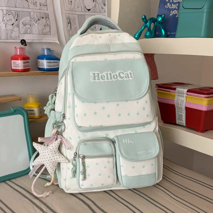 Stylish Star-Embellished Backpack Kalsten 1791205930