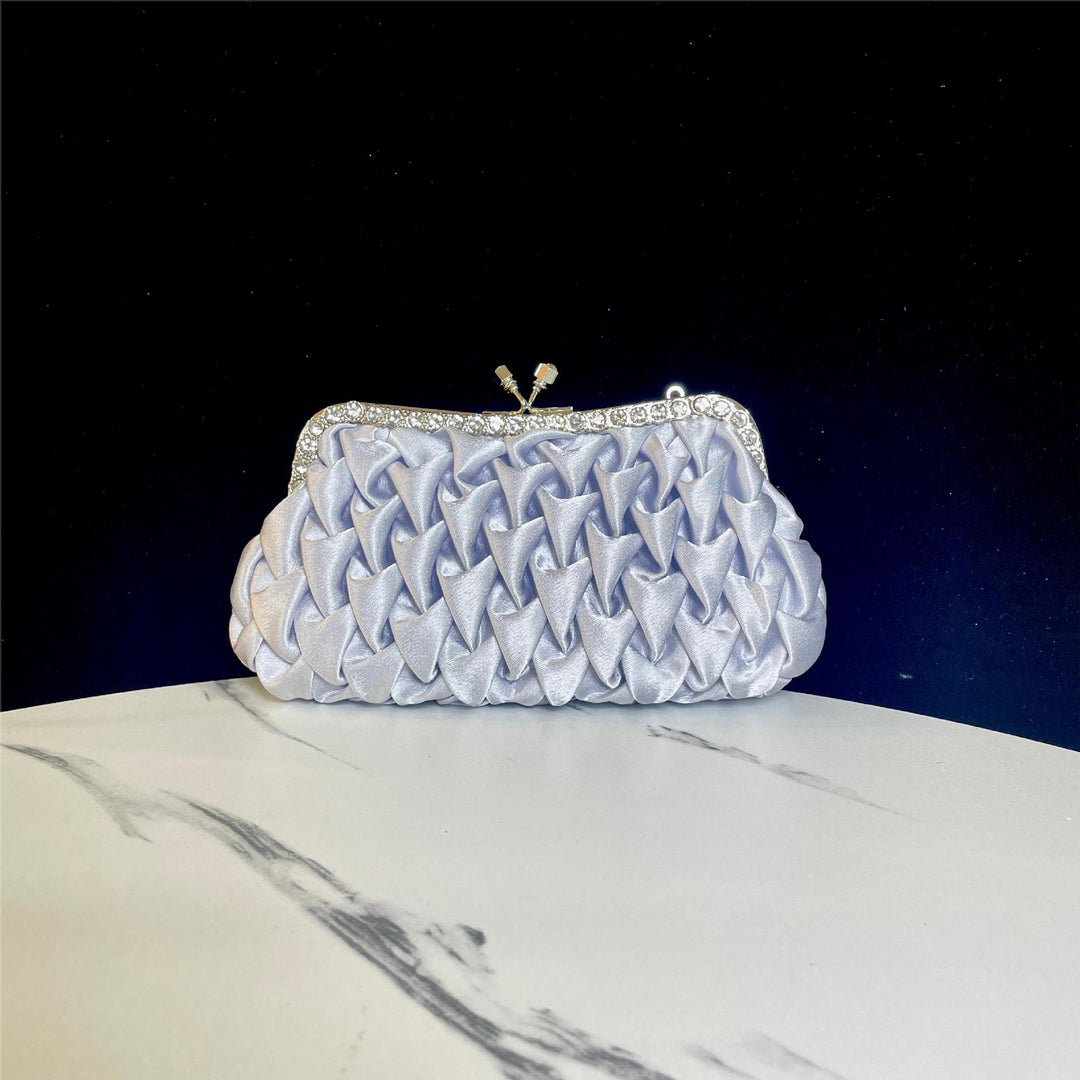 Ruffled Evening Handbag