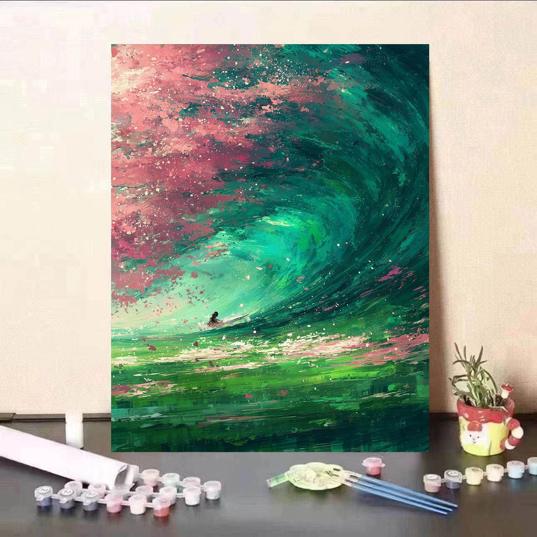 Dynamic Wave Art Canvas Print Kalsten