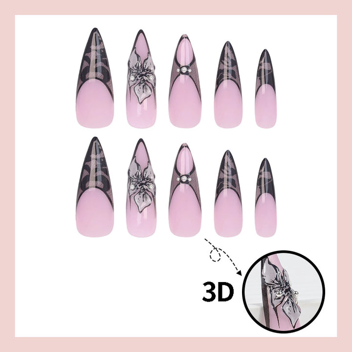 High-quality press-on nails with intricate designs Kalsten