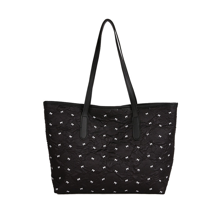 Quilted Tote Bag with Pattern Kalsten
