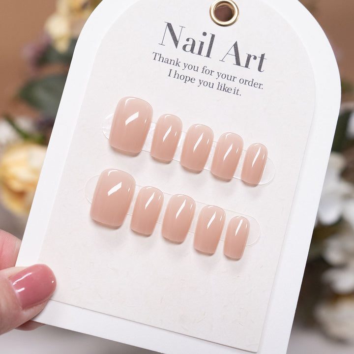 Classic Glossy Press-On Nail Set