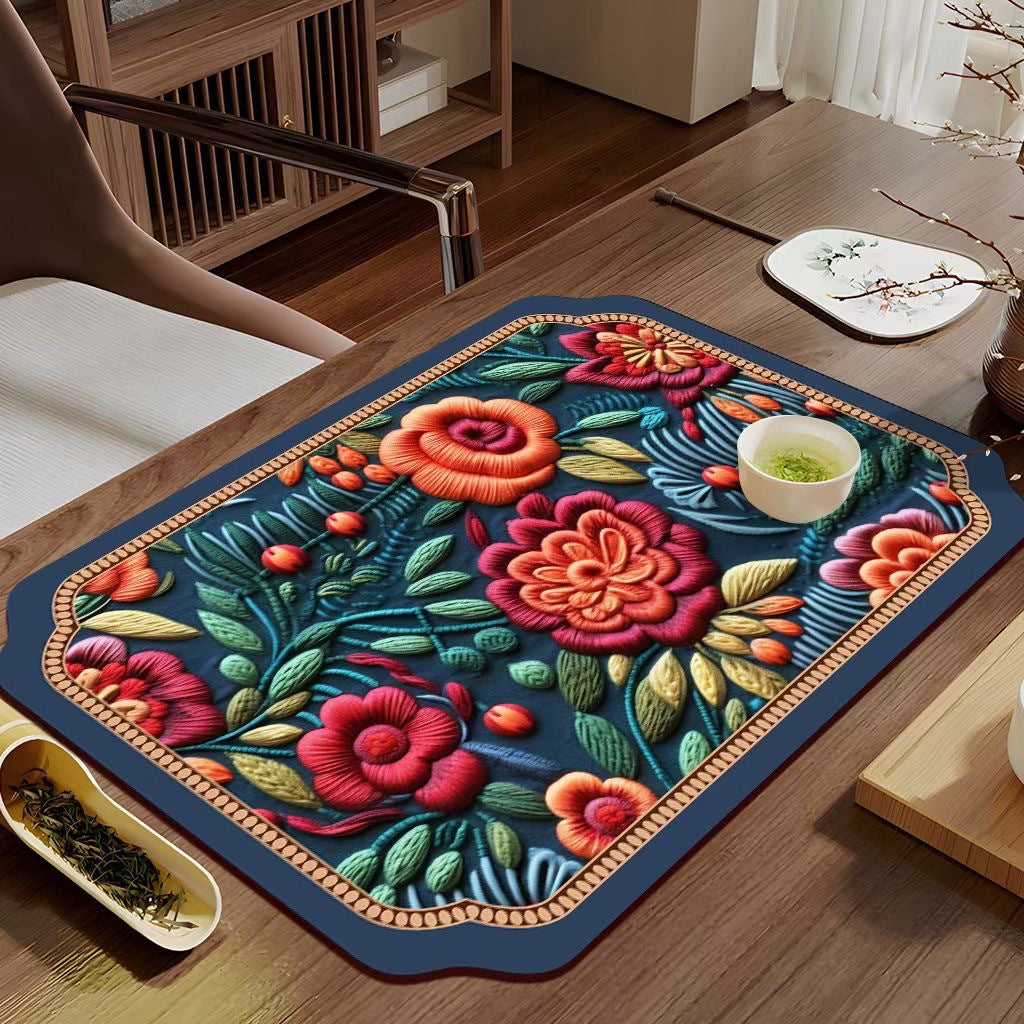 Decorative Floral Table Mat Kalsten