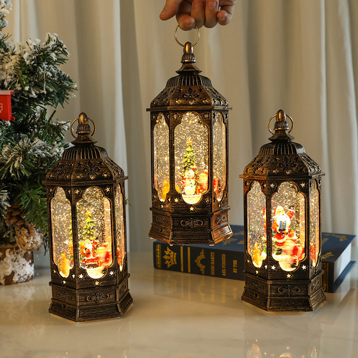 Illuminated Vintage Christmas Lantern Kalsten