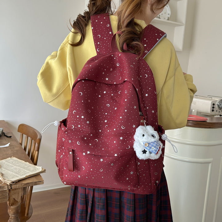 Backpack with Sparkling Stars and Modern Details Kalsten