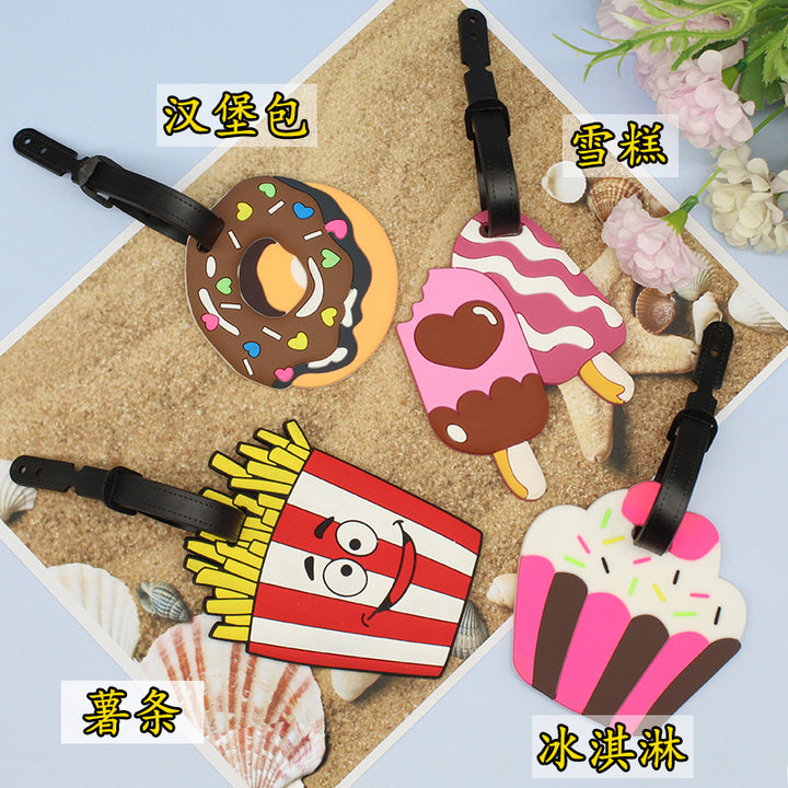 Unisex Fun Food-Themed Luggage Tag Kalsten