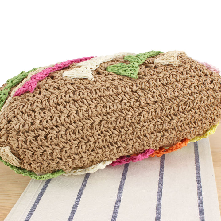 Shoulder bag with colorful woven pattern Kalsten