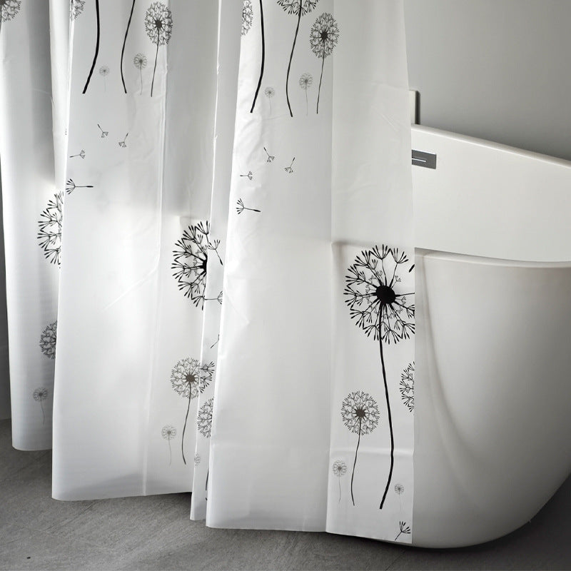Dandelion Print Shower Curtain Kalsten