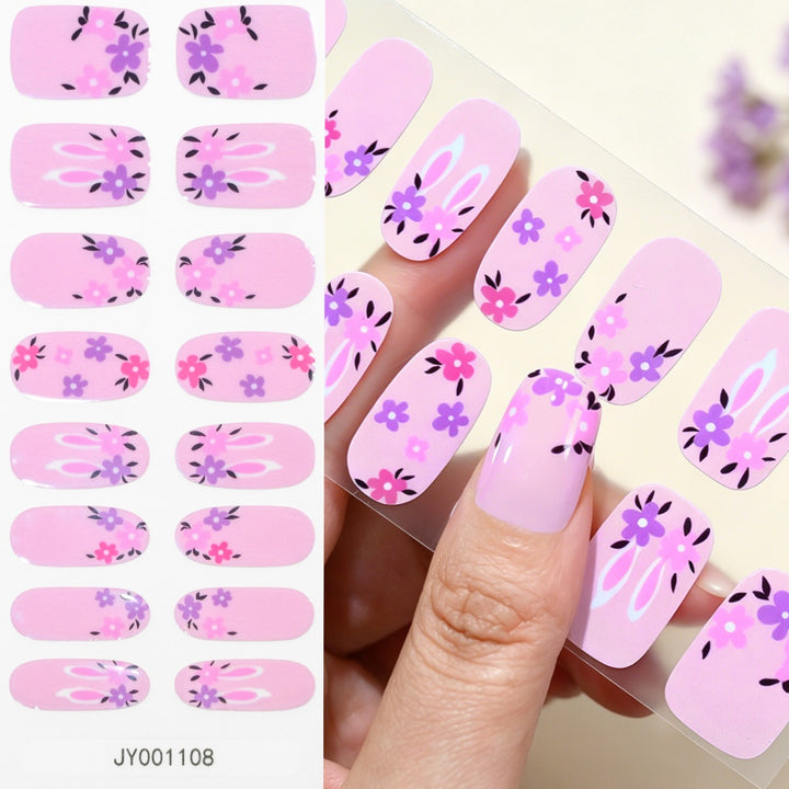 Floral Design Nail Wraps