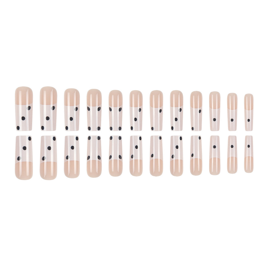 Chic Polka Dot Acrylic Press-On Nails Kalsten