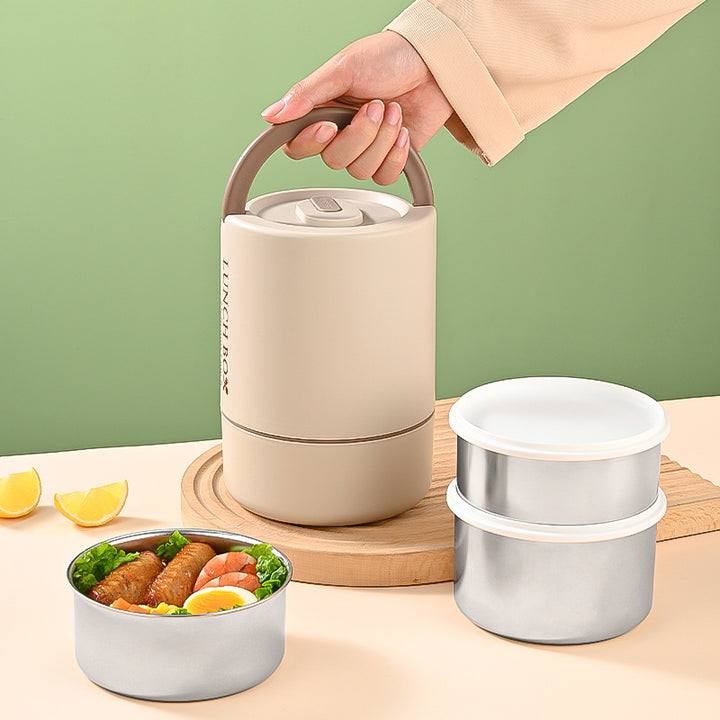 Insulated Food Storage Container with Easy Access Lid