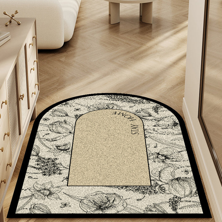 Elegant Textured Welcome Mat