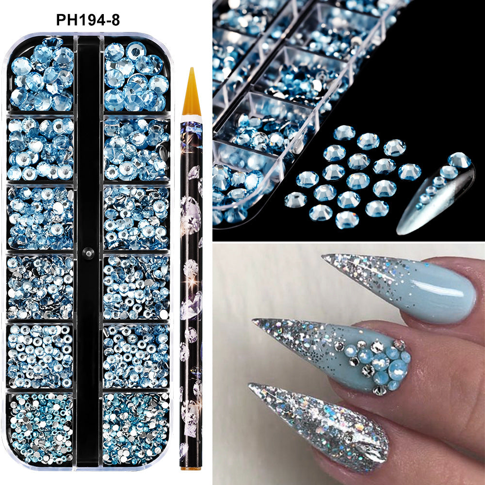 Premium Rhinestone Nail Art Decoration Kit