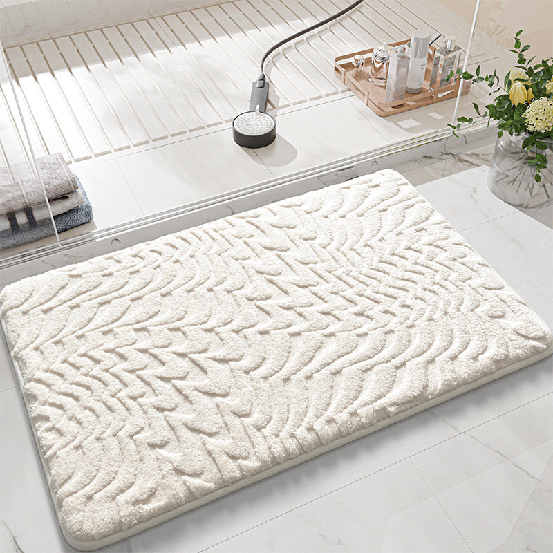 Textured Luxury Memory Foam Bath Mat Kalsten