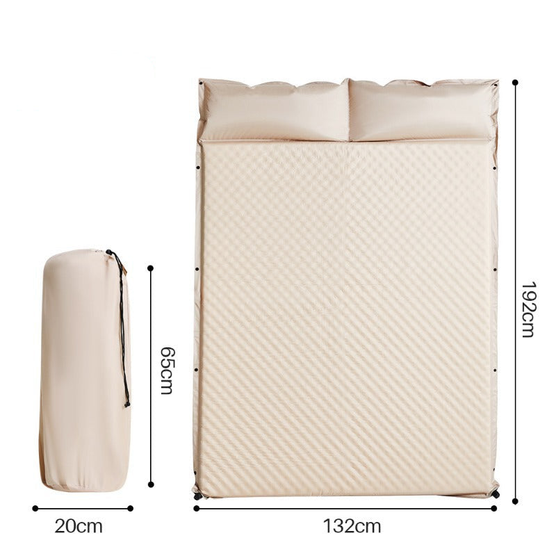 outdoor foldable camping and picnic mat with inflatable cushioned edge and waterproof base Kalsten