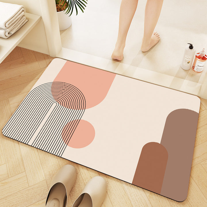 Geometric Patterned Anti-Fatigue Bath Mat Kalsten