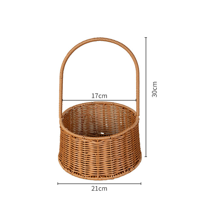 Handcrafted Wicker Storage Basket Kalsten
