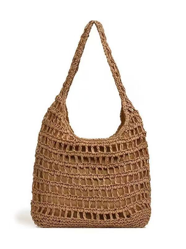 Macrame Shoulder Bag with Soft and Breathable Fabric Kalsten
