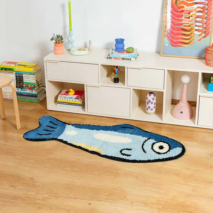 Playful Fish-Shaped Bath Mat Kalsten