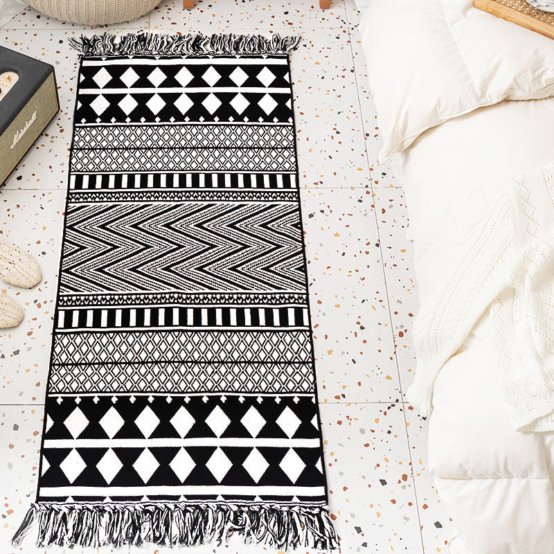 Decorative Fringe Area Rug Kalsten