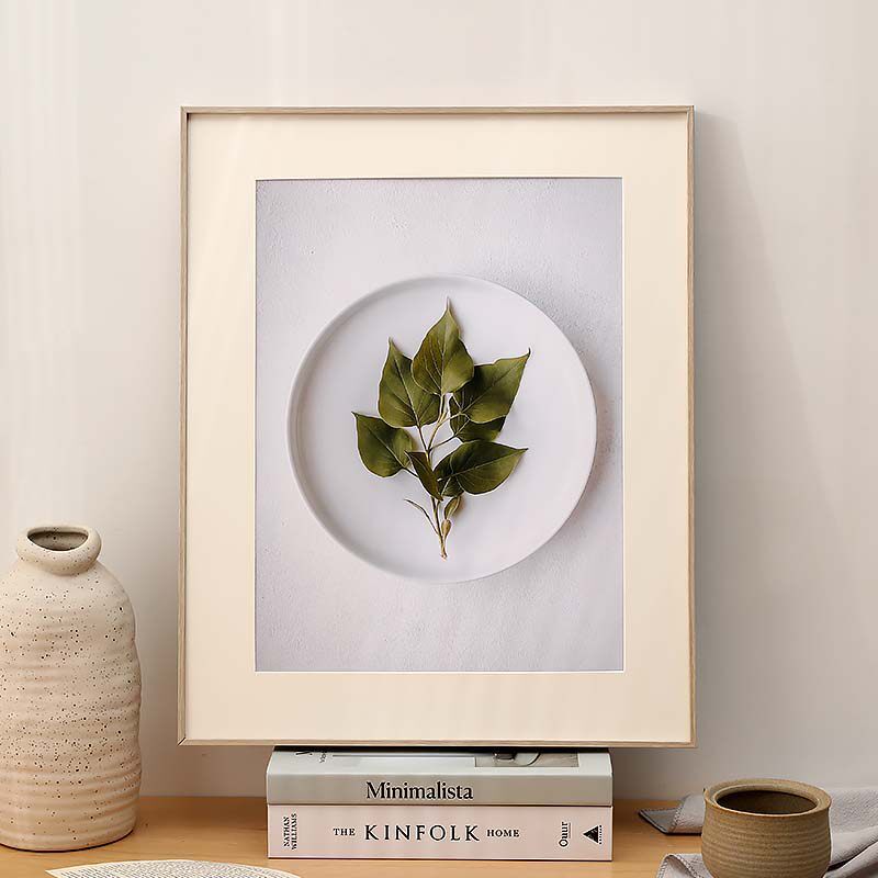 Artistic Framed Perfume Bottle Illustration for Home