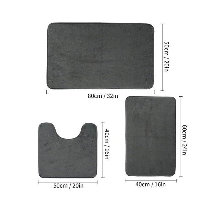 Bathroom Rug Set Kalsten