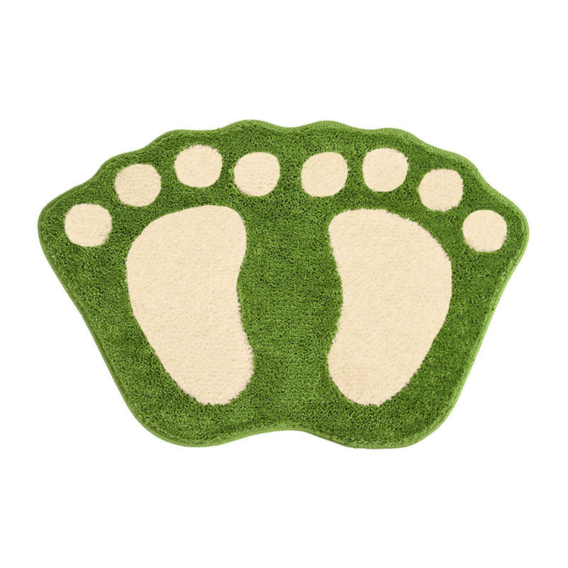 Fun Footprint Shaped Bath Mat Kalsten