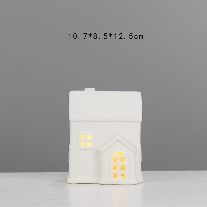 Decorative Ceramic House Lantern Kalsten