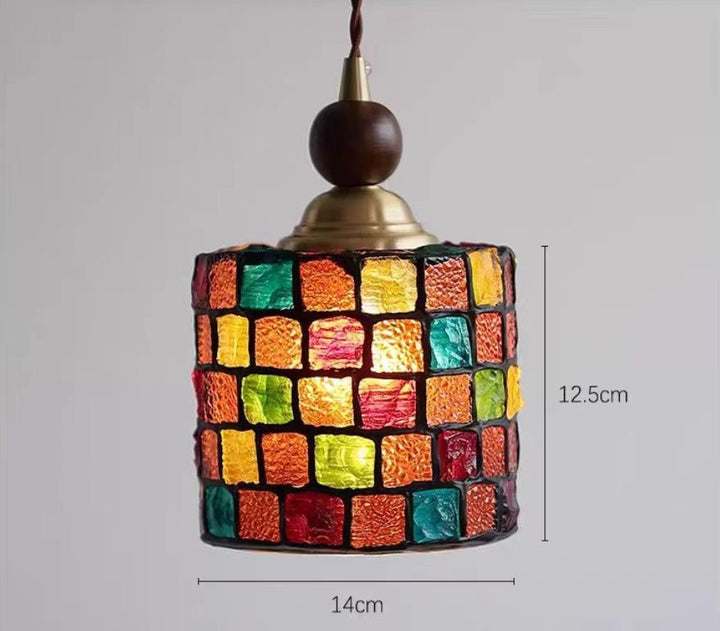 Mosaic Glass Pendant Light