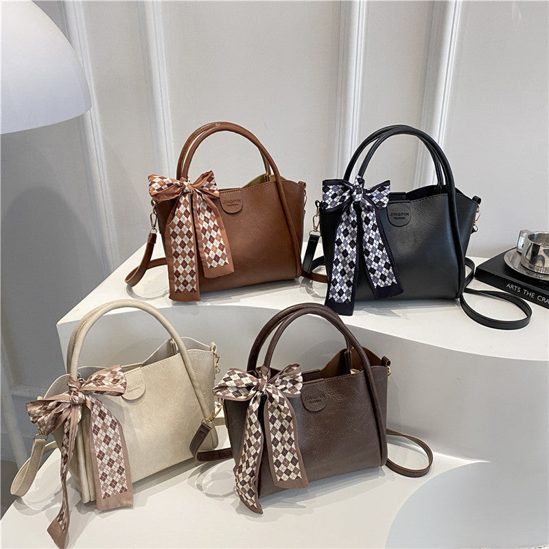 Elegant Bow Accent Handbag Kalsten