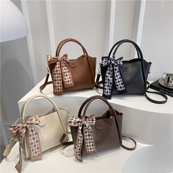 Elegant Bow Accent Handbag Kalsten