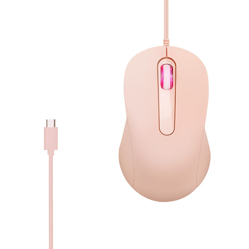 Ergonomic Wired Optical Mouse with Customizable RGB Lighting Kalsten