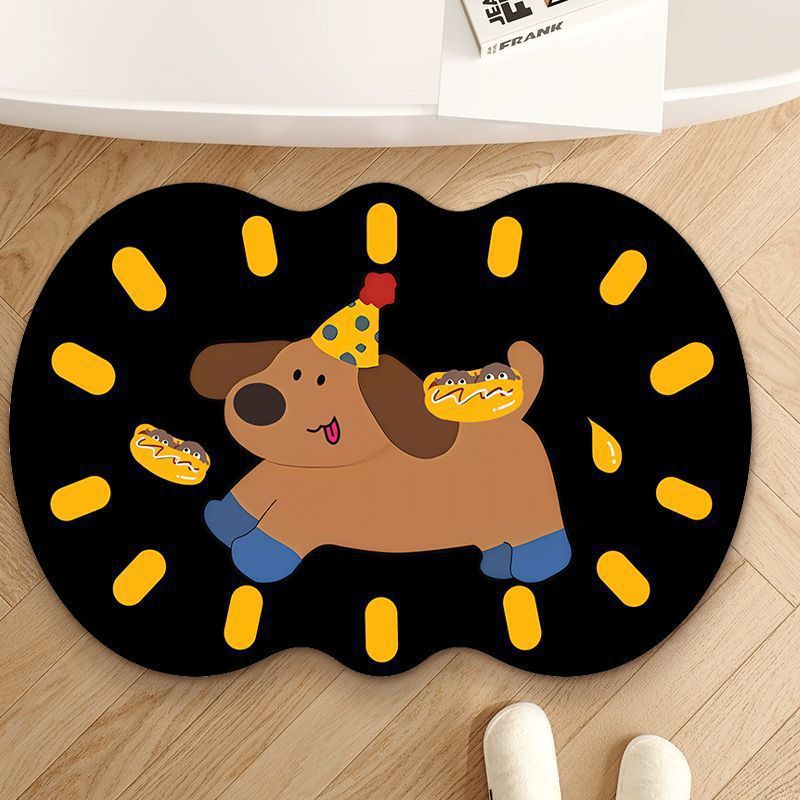 Cute Elephant-Themed Bath Mat