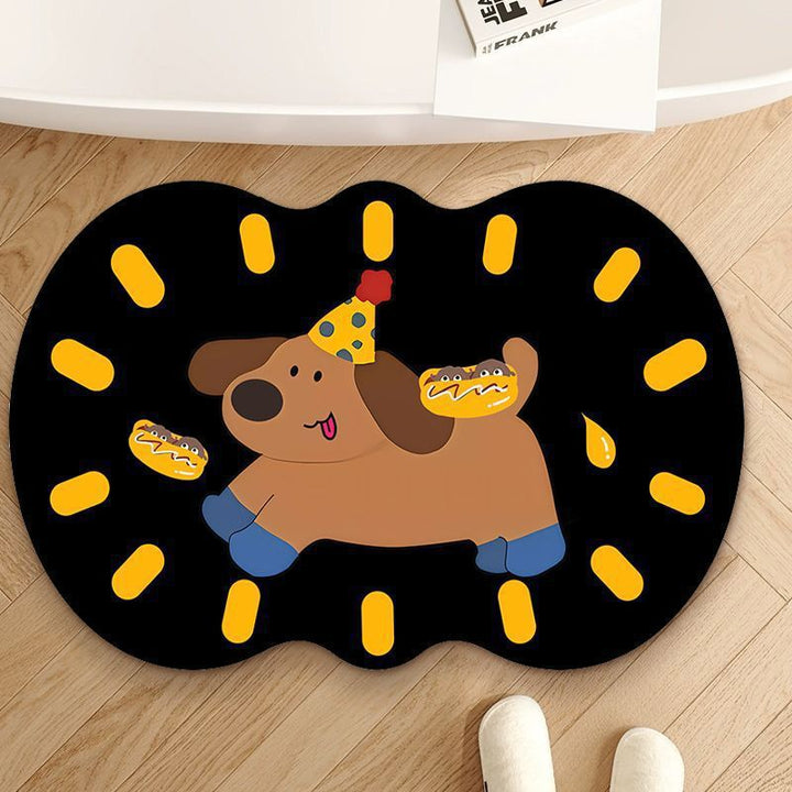 Cute Elephant-Themed Bath Mat