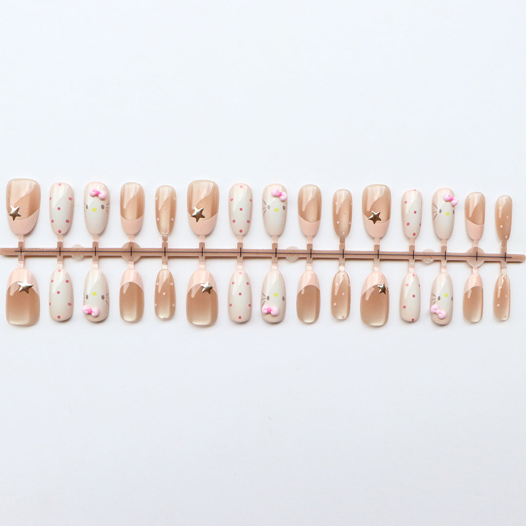 Character-Embellished Press-On Nail Set