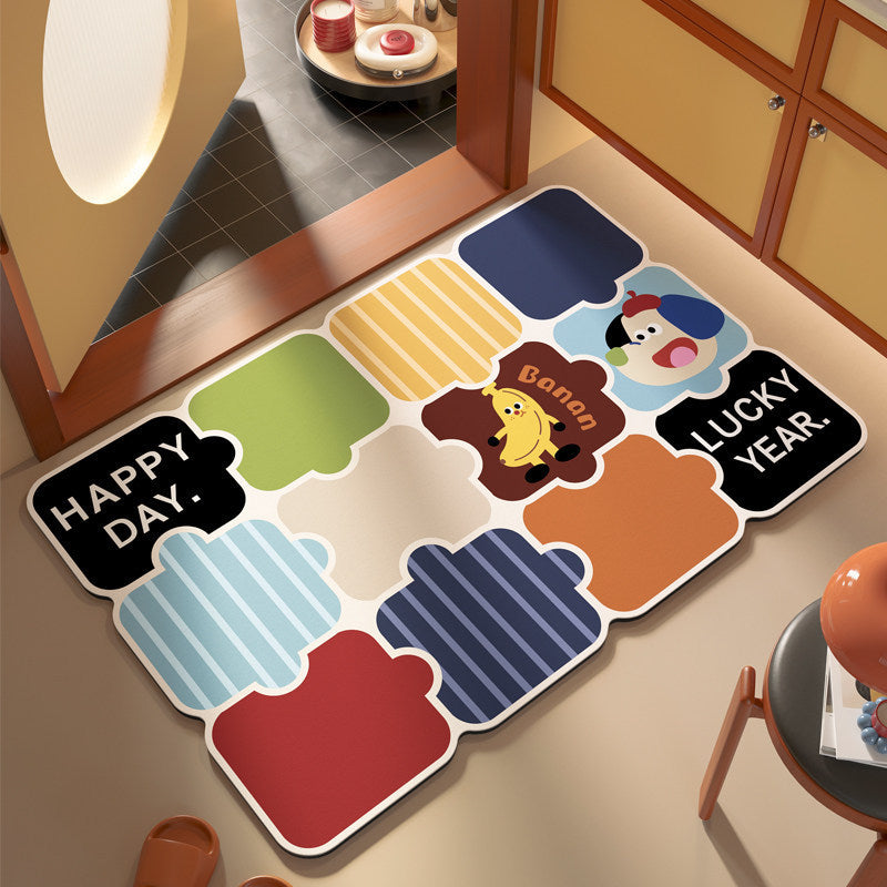 Artistic Colorful Doormat Kalsten